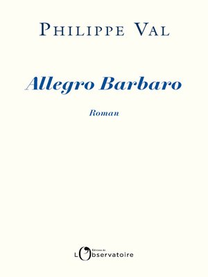 cover image of Allegro Barbaro